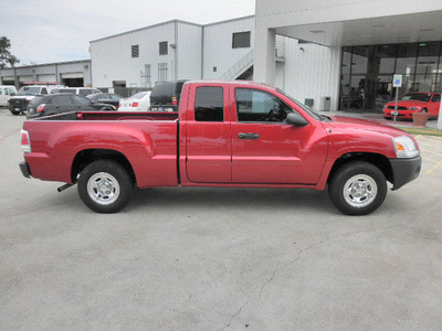 mitsubishi raider 2008 red pickup truck ls gasoline 6 cylinders 2 wheel drive 6 speed manual 78238