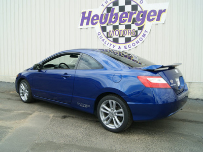 honda civic 2008 fiji blue coupe si gasoline 4 cylinders front wheel drive 6 speed manual 80905