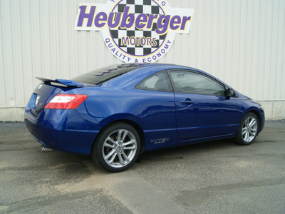 honda civic 2008 fiji blue coupe si gasoline 4 cylinders front wheel drive 6 speed manual 80905