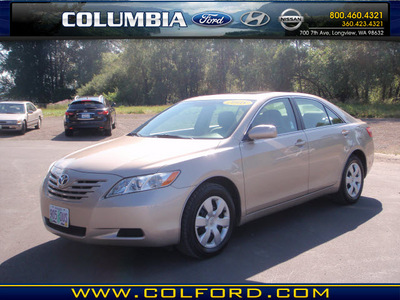 toyota camry 2008 tan sedan le gasoline 4 cylinders front wheel drive automatic 98632