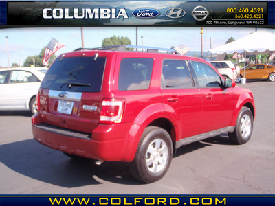 ford escape 2010 red suv limited flex fuel 6 cylinders all whee drive automatic 98632