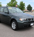 bmw x3 2006 gray suv 3 0i gasoline 6 cylinders all whee drive 80126