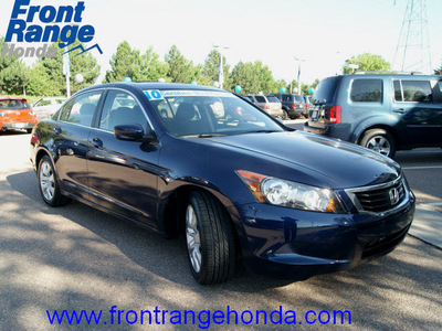 honda accord 2010 royal blue sedan ex gasoline 4 cylinders front wheel drive automatic 80910