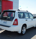 subaru forester 2003 white wagon xs gasoline 4 cylinders all whee drive 5 speed manual 99301