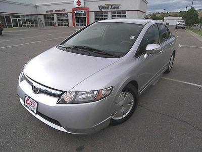 honda civic 2008 silver sedan hybrid hybrid 4 cylinders front wheel drive automatic 81212