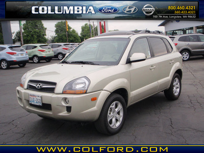 hyundai tucson 2009 lt  green suv limited v6 gasoline 6 cylinders all whee drive automatic 98632