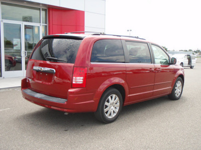 chrysler town and country 2008 red van touring gasoline 6 cylinders front wheel drive automatic 99301