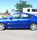 mazda mazda3 2008 blue sedan s grand touring gasoline 4 cylinders front wheel drive automatic 80504