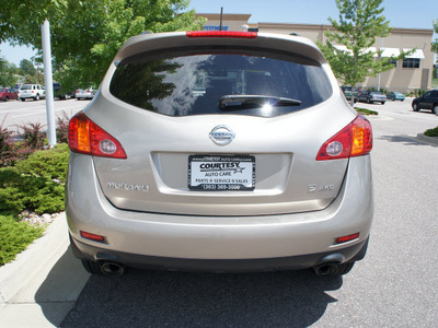 nissan murano 2009 lt  brown suv s gasoline 6 cylinders all whee drive cont  variable trans  80126