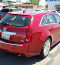 cadillac cts 2010 red wagon 3 6l premium gasoline 6 cylinders all whee drive 6 speed automatic 98901