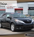 toyota sienna 2011 black van gasoline 6 cylinders front wheel drive 6 speed automatic 46219