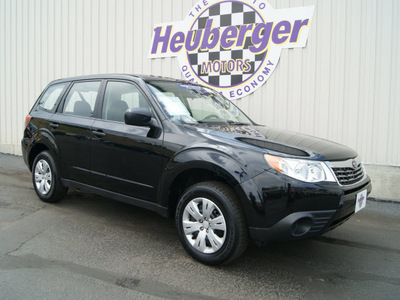 subaru forester 2010 obsidian black suv 2 5x gasoline 4 cylinders all whee drive automatic 80905
