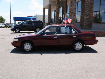 nissan stanza 1992 maroon sedan xe gasoline 4 cylinders front wheel drive automatic with overdrive 80229