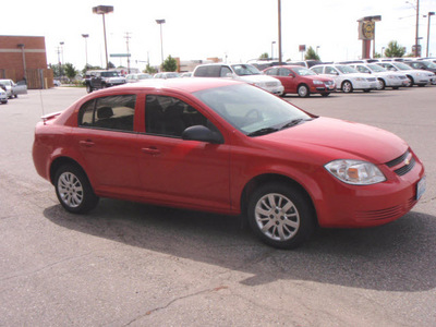 chevrolet cobalt 2010 flame red sedan ls xfe gasoline 4 cylinders front wheel drive 5 speed manual 99336