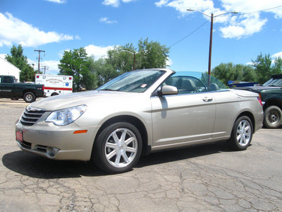 chrysler sebring 2008 gold touring flex fuel 6 cylinders front wheel drive automatic 80301