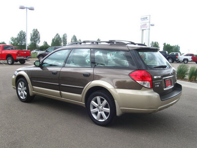 subaru outback 2008 dk  brown wagon 2 5i gasoline 4 cylinders all whee drive automatic 80504