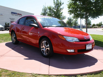 saturn ion 2005 red coupe 3 gasoline 4 cylinders front wheel drive manual 80126