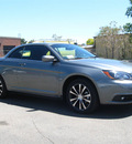 chrysler 200 convertible 2011 dk  gray s flex fuel 6 cylinders front wheel drive automatic 80301