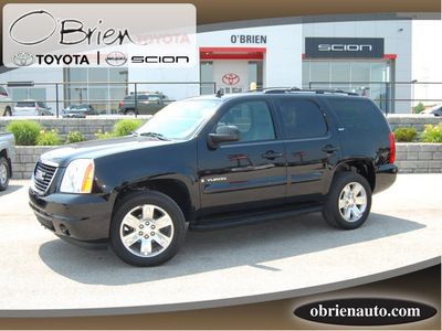 gmc yukon 2008 black suv slt flex fuel 8 cylinders 4 wheel drive automatic with overdrive 46219