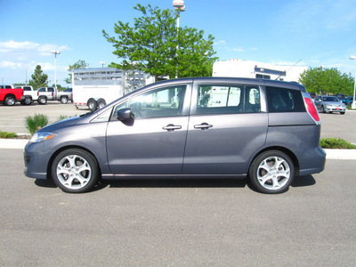 mazda mazda5 2010 gray hatchback sport gasoline 4 cylinders front wheel drive automatic 80504