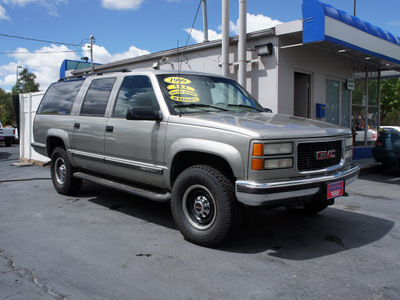 gmc suburban 1999 pewter suv 4x4 leather gasoline v8 4 wheel drive automatic with overdrive 80012