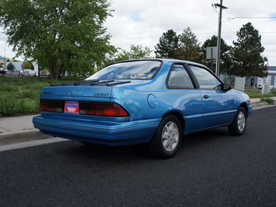 mercury topaz 1992 blue sedan gs gasoline 4 cylinders front wheel drive 5 speed manual 80012