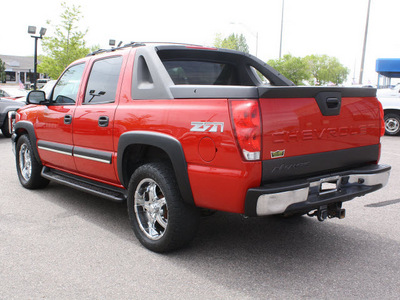 chevrolet avalanche 2003 red suv 1500 gasoline 8 cylinders 4 wheel drive automatic 80229