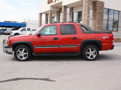 chevrolet avalanche 2003 red suv 1500 gasoline 8 cylinders 4 wheel drive automatic 80229