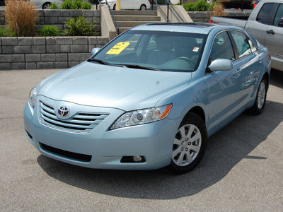 toyota camry 2009 lt  blue sedan gasoline 6 cylinders front wheel drive shiftable automatic 46219