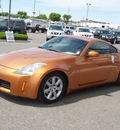 nissan 350z 2003 amber coupe touring gasoline 6 cylinders rear wheel drive automatic 99301