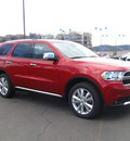 dodge durango 2011 dk  red suv crew lux gasoline 8 cylinders all whee drive automatic 80301