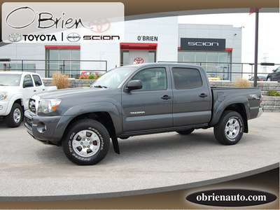 toyota tacoma 2009 dark grey v6 gasoline 6 cylinders 4 wheel drive automatic 46219