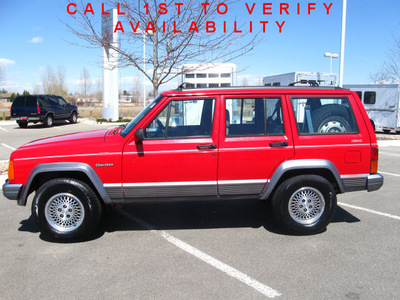 jeep cherokee 1996 red suv country gasoline 6 cylinders 4 wheel drive automatic 80504