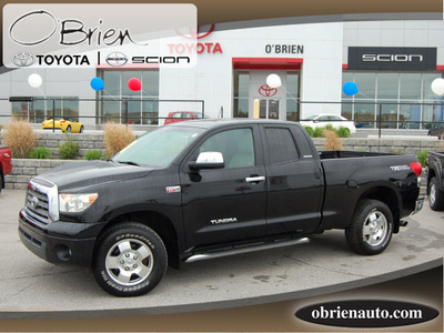 toyota tundra 2007 black limited gasoline 8 cylinders 4 wheel drive 6 speed automatic 46219