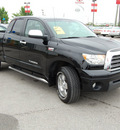 toyota tundra 2007 black limited gasoline 8 cylinders 4 wheel drive 6 speed automatic 46219