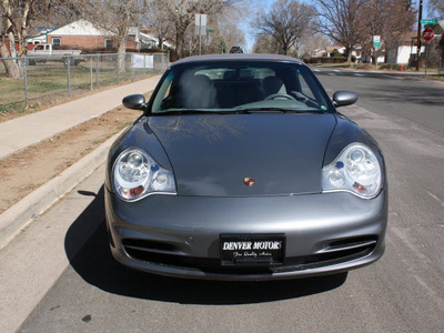 porsche 911 2004 gray carrera gasoline 6 cylinders 6 speed manual 80110