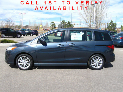 mazda mazda5 2012 dk  gray wagon touring gasoline 4 cylinders front wheel drive automatic 80504