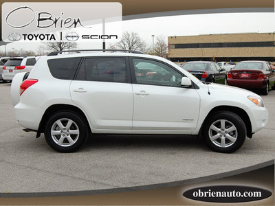 toyota rav4 2008 white suv limited gasoline 4 cylinders 4 wheel drive 4 speed automatic 46219