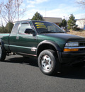 chevrolet s 10 2001 dk  green 4x4 zr2 gasoline 6 cylinders 4 wheel drive automatic 80012