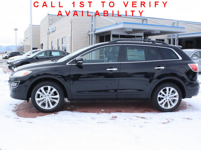 mazda cx 9 2011 black grand touring gasoline 6 cylinders all whee drive automatic 80504