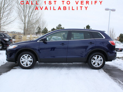 mazda cx 9 2011 dk  blue touring gasoline 6 cylinders all whee drive automatic 80504