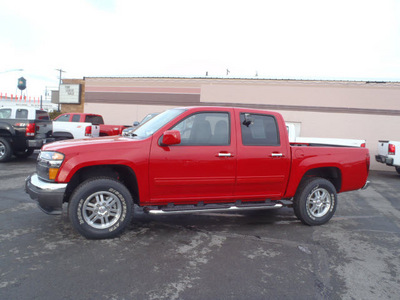 gmc canyon 2010 red sle 1 gasoline 5 cylinders 4 wheel drive 4 speed automatic 98901