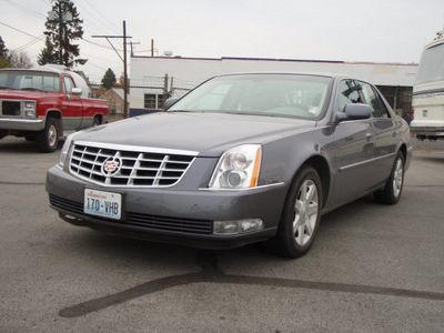 cadillac dts 2007 gray sedan gasoline 8 cylinders front wheel drive automatic 98901