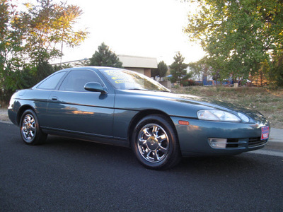 lexus sc 400 1995 blue coupe v8 leather gasoline v8 dohc rear wheel drive automatic with overdrive 80012