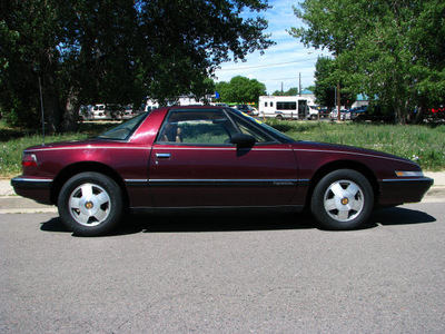 buick reatta 1989 red coupe classic gasoline v6 front wheel drive automatic with overdrive 80012