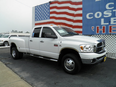 dodge ram 3500 2007 white diesel 6 cylinders 4 wheel drive automatic with overdrive 32447