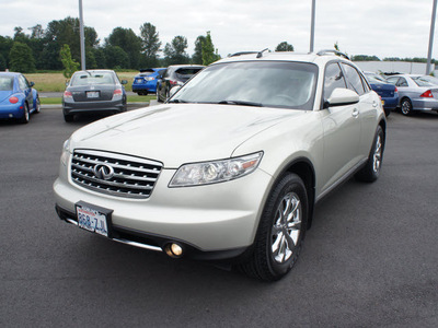 infiniti fx35 2006 off white suv gasoline 6 cylinders rear wheel drive automatic 98371