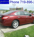 nissan maxima 2009 dk  red sedan 3 5 gasoline 6 cylinders front wheel drive automatic 80910