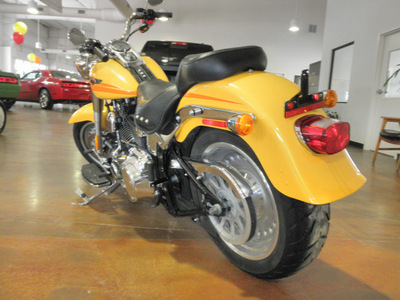 harley davidson flstf 2007 yellow 2 cylinders not specified 34731