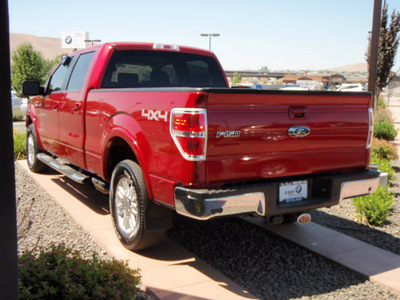 ford f 150 2009 red lariat flex fuel 8 cylinders 4 wheel drive automatic 99352